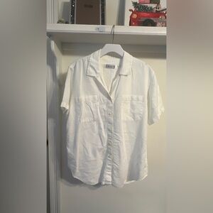 REMOVING TODAY FINAL PRICE Chaus ladies  Casual White Button Down Shirt